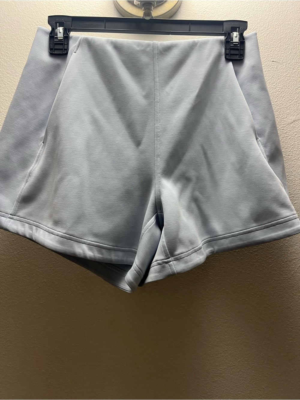 lululemon athletica Light Gray High-Waist Ponte Shorts